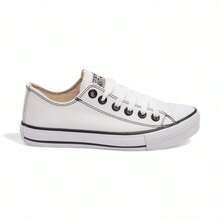 Women's Retro Sneakers – Comfort, Style And Grip With Rubber Sole - 白色黑色 - 查看 3