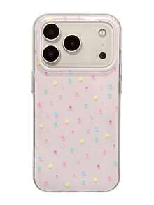 Casing Ponsel Mengkilap dengan Motif Bintang Warna-warni yang Lucu, Kompatibel dengan iPhone 17 Pro Max 16 Pro Max 15 Pro Max 17Pro 16Pro 15Pro 17 16 15 14 13 12. Pelindung Belakang yang Menawan. - Bintang Berwarna-warni - View 6