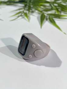 1 pieza Contador de anillo multifunción, Contador LED, Contador de dedos mini colorido, Contador electrónico preciso, Adecuado para recitación de festivales, Conteo de oraciones diarias de festivales, Aplicable para creyentes islámicos y practicantes religiosos de todas las edades - Multicolor - Ver 29