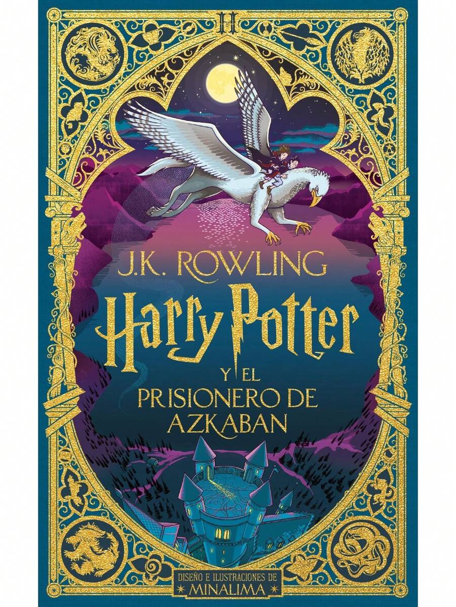 Harry Potter y el prisionero de Azkaban Edición Minalima Harry Potter y el prisionero de Azkaban edición Minalima libro ilustrado edición especial diseño gráfico de lujo contenido original ampliado ilustraciones exclusivas formato coleccionista ideal para fans de la saga regalo de colección alta calidad tipografía y embalaje premium para lectores y coleccionistas - Libro único - Ver 1