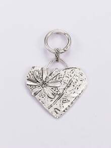 1 pieza Colgante/Llavero de estilo gótico Y2K casual y de moda 2 en 1, con múltiples estilos con corazón, ángel, flor y árbol para uso diario. Sirve como decoración de bolso, cordón con soporte para identificación y accesorio de coche, también es un regalo exquisito para familiares, amigos, novia en Navidad, cumpleaños y festivales (incluye cordón para collar).