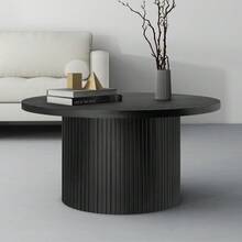 Solid Wood Round Coffee Table