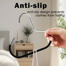 6-Piece Hat Organizer, Durable Stainless Steel Hangers With Reinforced Edges For Long-Term Use