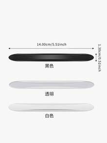 4 Stücke universelle Tür- und Rückspiegel-Schutzleiste, Türkanten-Aufprallschutz-Kratzer-Werkzeug, Silikon-Schutzaufkleber für Autos, kratzfester universeller Klebstoff