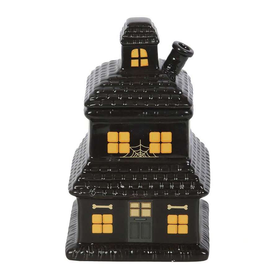Something Different Haunted House Oil Burner (Black) - 100% Mixed - (SD10140) - Black - View 1