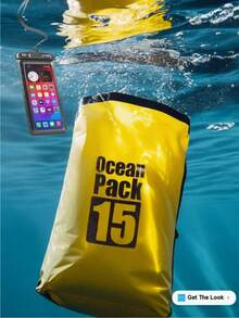 女士新款斜挎包，容量可选2升/5升/10升/15升，PVC户外运动迷彩防水包，多功能防水袋，游泳便携漂流包，户外运动防水包，热销跨境单肩包，大容量户外防水背包，适用于潜水、漂流、游泳、沙滩、徒步旅行等活动，女士优雅单肩包