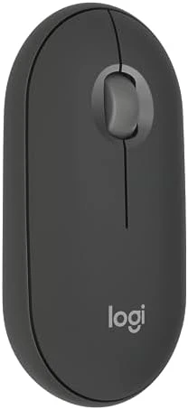 Logitech Pebble 2 M350s 雙手通用 RF 無線 + 藍牙光電滑鼠 4000 DPI - 黑色 - 查看 1