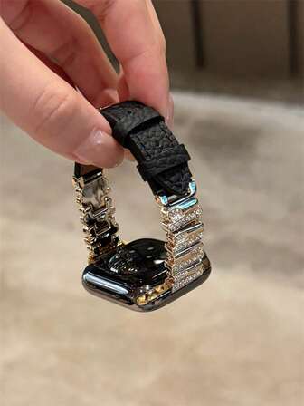 非対称ブレスレットレザーストラップ、38/40/41/42/44/45/46/49mm対応、Apple WatchストラップUltra/S11/10/9/8/7/6/5/4/3/2/1に対応