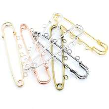 5pcs Craft Safety Pins Brooch Metal Sewing Pins With Loops Sewing Clothes Pins For Tags DIY Handmade Jewelry Making Accessories Findings - Brooch Pins - View 25