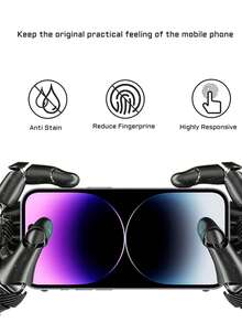 2Pcs Of High-Definition Tempered Glass, 2lens Films, Compatible IPHONH 16 PLUS 15 PRO 15 MAX 16 PLUS 16 PRO 16 MAX 16E 17 PRO 17 PRO 17 MAX 17 AIR Multipack Tempered Glass