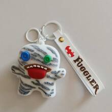 可爱大牙齿趣味娃娃吊坠，汽车钥匙扣卡通趣味动物娃娃吊坠，包包钥匙扣圣诞礼物包包挂饰汽车老师朋友姐妹礼物创意 - 彩色 - 查看 13