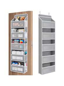 Giá treo đồ trên cửa có túi lớn - Vải bền, tuyệt vời cho phòng ngủ, phòng tắm, phòng đựng thức ăn - Thiết kế tiết kiệm không gian cho quần áo, khăn tắm và nhiều thứ khác, Giá treo và lưu trữ tủ quần áo, Kệ treo, tuyệt vời cho tã, đồ chơi, đồ ăn nhẹ, đồ dùng thiết yếu cho thanh thiếu niên, Giá treo đồ phòng tắm và tủ quần áo, Tổ chức, Giá treo đồ trên cửa, - Nhiều màu - Xem 11