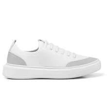 Men's White Sneakers Casual Shoes Easy To Wear Low Top Modern Flat Sole Fashion Modern Nylon Soft Lightweight Comfortable - 白色 - 查看 8