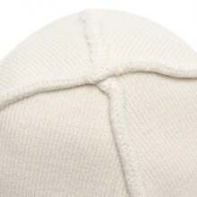 Puma 男女通用 WARDROBE ESS 高顶无檐帽，舒适休闲针织帽，026409-05 - 雪白色 - 查看 5