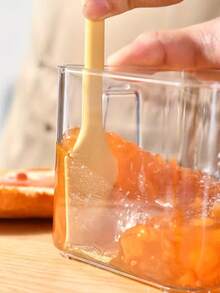 1pc/Green 1pc/Pink 1pc/White 1pc/Yellow/4pcs Multifunctional Silicone Jam Scraper, Mini Wire Grater With Dual Heads And Two-In-One Cooking And Fruit Jam Spatula - Multicolor - View 8