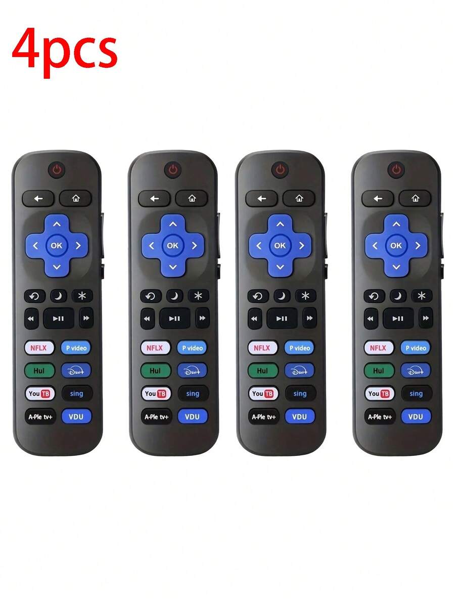 Roku Remote Control, Infrared Connection, Battery Powered, Compatible With 18 Roku Devices, Easy Setup, Batteries Not Included - 彩色 - 查看 1