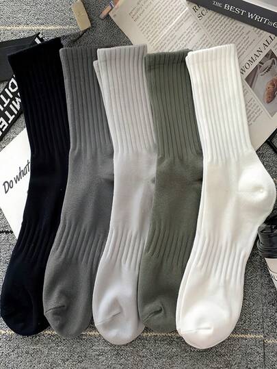 مجموعة جوارب طويلة للساق متوسطة الطول للنساء بألوان متنوعة، جوارب طويلة للساق للنساء بلون كلاسيكي صلب عصري، مناسبة للاستخدام اليومي والكاجوال والمناسبات والتنسيق وعيد الهالوين وعيد الميلاد وعيد الشكر وعيد الحب، هدية جوارب طويلة متوسطة الطول