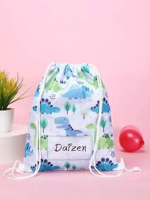 This Customized Drawstring Backpack Features An Animal Print Design, Making It Very Suitable For Sports Or Cycling. You Can Also Print Your Name Or Holiday Greetings On It. This Lightweight Coin Purse Is Suitable For Daily Use, Traveling, Shopping, Dancing, Sports And Outdoor Activities. It Is Also An Ideal Choice For Christmas, Thanksgiving, Back-To-School Season, Work, Commuting, Parties And Gatherings. It Is The Perfect Christmas Gift For Friends, Classmates, Or Even Your Daughter. - Multicolor - View 7