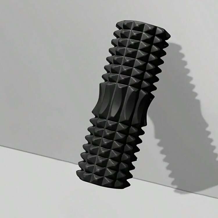 1个粉色泡沫按摩滚轮 - 纹理表面，深层舒缓肌肉，增强柔韧性，促进恢复 - 适用于瑜伽、普拉提、健身锻炼 - 耐用肌肉按摩器，放松身体，提升活动能力 - 彩色 - 查看 7