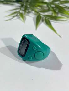 1 pieza Contador de anillo multifunción, Contador LED, Contador de dedos mini colorido, Contador electrónico preciso, Adecuado para recitación de festivales, Conteo de oraciones diarias de festivales, Aplicable para creyentes islámicos y practicantes religiosos de todas las edades - Multicolor - Ver 28