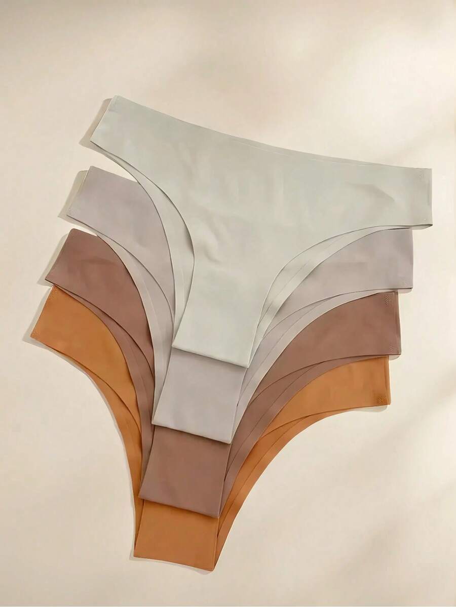 Kit With 5 Smooth Seamless Panties 3cm ASSORTED/RANDOM COLORS AND/OR PRINTS - Multicolor - View 1