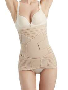 三合一女士可调节魔术贴束腰带，透气收腹带，产后托腹带，大码