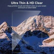 2pcs Screen Protector, Compatible With 2/3/4/5/6/7/8/9/10/11 (2015/2024/2025), Air 5/4 (10.9 Inch, 2022/2020), Pro 10.2/11/10.5/9.7/12.9/13 Inch (2022/2021/2020/2018) - Tempered Glass Material, Compatible With Protective Case - Transparent - View 2