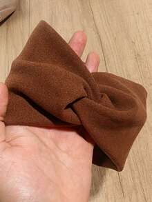 1PC Women's Thick Winter Headband - Soft Solid Color Hair Accessory, Elegant Bohemian Style Loose Headband, Suitable For Cold Weather Thanksgiving, And Holiday Gifts Multi Functional Headband, Winter Headband, Women's Winter Warm Headband, Soft Headband, Elastic Headband, Women's Elastic Headband (Due To Lighting Reasons, There May Be Some Color Difference In Photos Taken) Women Bandana Winter Head Wrap Warm Women Scarf Women Hair Accessories Elegant Hair Band