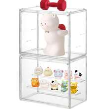 Large Acrylic Display Case Perspex Clear Box Dustproof Action Figure Collectible - Transparent - View 4