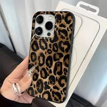 Funda para Teléfono - Funda Suave Mate con Diseño de Estampado de Leopardo Realista y Superficie Texturizada Creada con Tecnología de Impresión UV, Ofreciendo Protección de 360 Grados, Compatible con la Serie de  de Apple 11 a 16. - Estilo 1 (1 pieza) - Ver 7