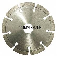 1Pc 4-1/2 Inch, 9 Inch Diamond Cutting – Turbo Diamond Blade For Stone, Marble, Granite, Brick, Masonry, Concrete – Diamond Saw Blades - Silver - View 7