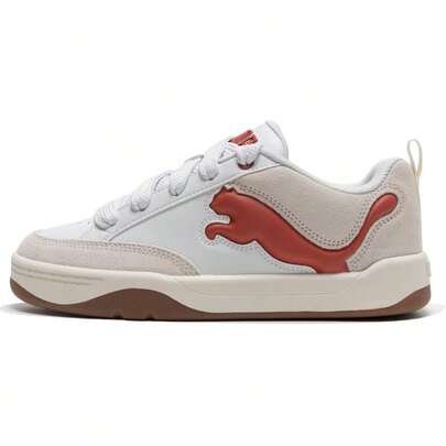 Puma Giày thể thao cổ thấp buộc dây thoải mái, unisex, Park Lifestyle SD, giày thể thao ngoài trời nhẹ, thích hợp mang hàng ngày.