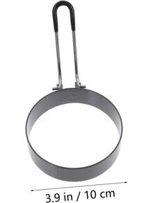 KALLORY 2 piezas Molde Redondo Antiadherente para Huevos y Sándwiches Set de Goma para Pancakes Tortillas y Huevos Fritos Cocina Práctica y Conveniente - 1 - Ver 3