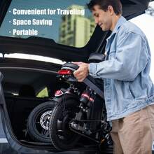 Electric Bike For Adults, 48V 15AH Removable Battery, 25MPH 35Miles Commuting Ebike For Women Men, 500W Brushless Motor, Lightweight 14'' Tires Folding Electric Bicycles - 查看 4