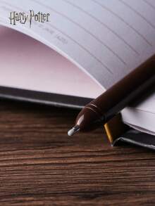 1 件 WB 官方授权哈利波特霍格沃茨日记本，带圆珠笔 - 正宗魔法日记，适合学习、圣诞礼物、粉丝装饰