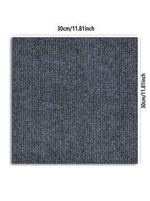 10pcs Office Floor Mats, Large Commercial Area Self-Adhesive Cement Floor Tiles, Bedroom Interlocking Square Floor Mats, Multi-Color Options