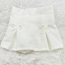 CHILDREN'S TAILORED SKIRT SHORTS FOR WOMEN - 白色 - 查看 2