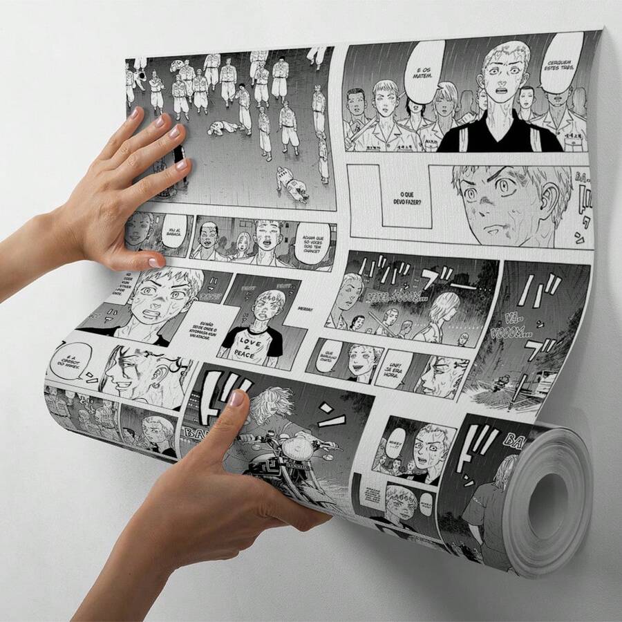 Paper and Wall Washable Decorative Anime Adhesive Wallpaper For Bedroom Manga Choose The Model - Phim hoạt hình 19 - Xem 1