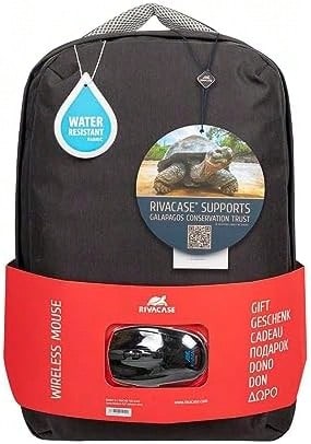 Rivacase 7563BKMOUSE Torba na laptopa 39,6 cm (15,6") Plecak Czarny