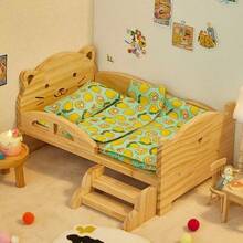 Christmas Labobo New Doll Bed 10cm-20cm Plush Doll Doll Bedding 3 Pieces Set For BJD Wooden Doll House Sleeping Bed - Multicolor - View 7