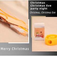 1pc Christmas Stationery Hand-Held 6-Piece Set, Primary School Gift Box Set, Children's Christmas Small Gifts, Learning Prizes, Kindergarten Includes 2 Pencils, 1 Pencil Sharpener, 1 Eraser, 1 Notepad, 15cm Ruler