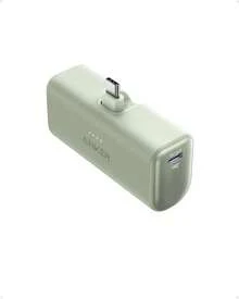 Power Bank con Conector USB-C Plegable Integrado, Cargador portátil de 5000 mAh 22.5, para 17/16/15 Serie, S22/23 Series,, Pro/, yás (Azul) - Ver 3