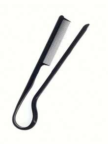 1/2pcs Professional V-Shape Hair Comb - Casual Plastic Styling Comb, Suitable For Straightening And Trimming - Practical Hair Styling Tool