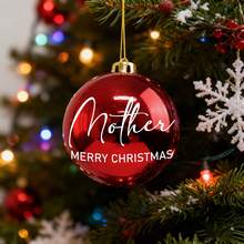 1pc Personalized Christmas Ball Ornament, Christmas Tree Decoration, Christmas Gift, New Year Gift, Customized Christmas Ornament - Multicolor - View 8