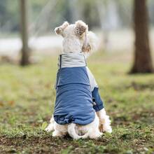 Warm Cotton Dog Jacket With Reflective Design, Cute & Cozy For Small To Medium Dogs, Suitable For Autumn/Winter Walks