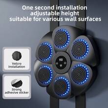 BENBO 智能蓝牙连接音乐拳击靶，升级版，男女通用，音乐拳击健身训练器材。壁挂式设计，节省空间，适合家庭和健身房使用。是圣诞节、新年、感恩节和其他节日的绝佳礼物之选。