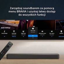 Sony HT-S2000 Barra de Sonido TV con Bluetooth, pequeña y compacta, Dolby Atmos, 3.1 Canales - Negro - Ver 5