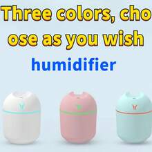 Customize The Humidifier To Add Aromatherapy Fragrance,Large Fog Volume USB Nano Water Replenishment Colorful Lights - White - View 7