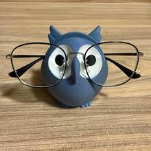 1 3D Printed Owl Glasses Stand - Cute Plastic Desktop Organizer With Glasses Holder, No Power Required, Suitable Home Decoration And Holiday Gifts Halloween, Easter, Valentine's Day, Office Supplies, Household Storage Organizer - 1個 - 查看 7