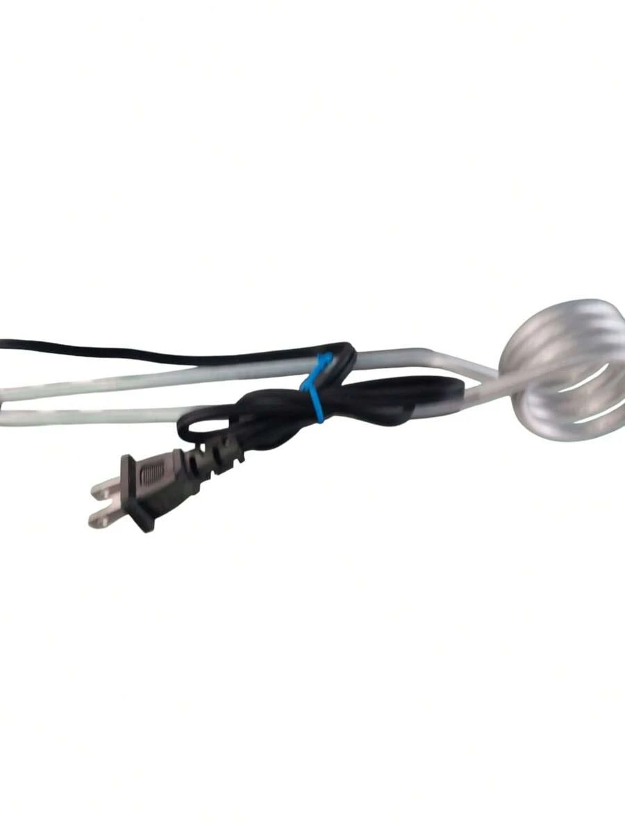 Calentador número 6 de aluminio con funcionamiento eléctrico, diseñado para calentar agua de manera rápida y eficiente. Su estructura resistente y liviana permite un uso práctico en diferentes espacios del hogar. Cuenta con cable de conexión para energía eléctrica y sistema de control sencillo que facilita el ajuste de temperatura. Ideal para baño, cocina o cualquier área que requiera agua caliente. Herramienta duradera, funcional y de fácil manejo, perfecta para uso doméstico diario. - Gris - Ver 1